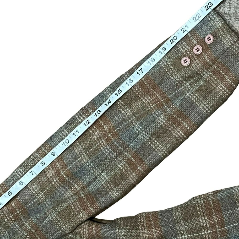 Vtg 1960s Jack Winter Womens School Girl Plaid Two Piece Blazer Skirt Suit S/M - Picture 9 of 15